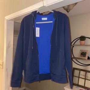 Outdoor Voices Navy Champ Track Hoodie